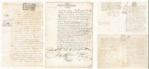 Collection of 4 Early Documents